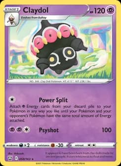 Claydol — Battle Styles — Rare