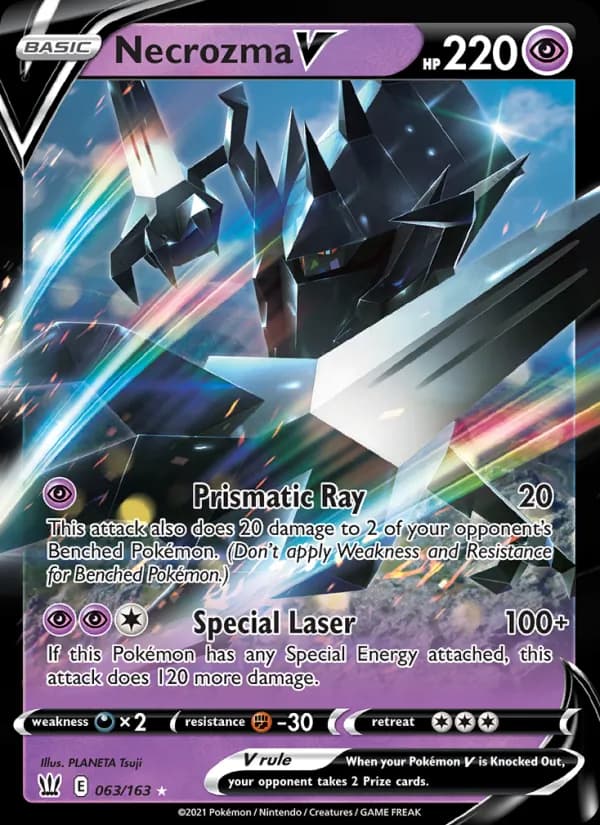 Necrozma V — Battle Styles, Holo Rare V