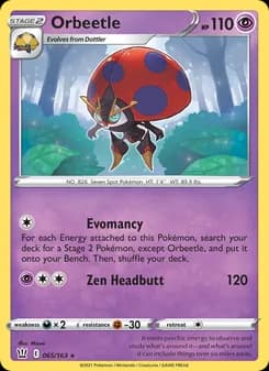 Orbeetle — Battle Styles — Holo Rare