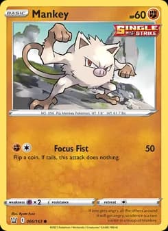 Mankey — Battle Styles — Common