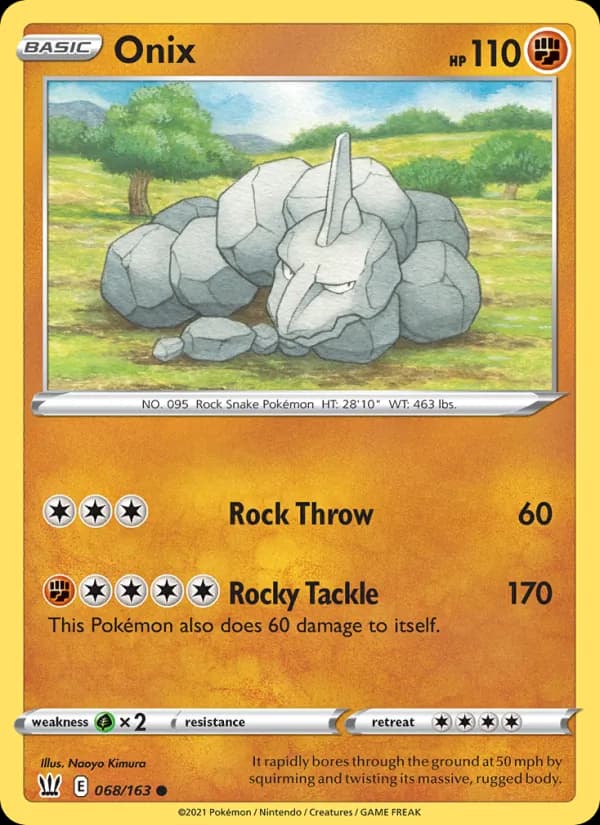 Onix — Battle Styles, Common