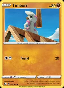 Timburr — Battle Styles — Common