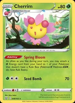 Cherrim — Battle Styles — Holo Rare