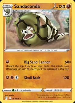 Sandaconda — Battle Styles — Holo Rare