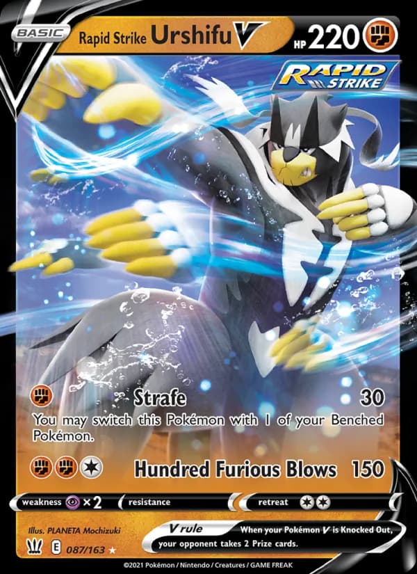Rapid Strike Urshifu V — Battle Styles, Holo Rare V