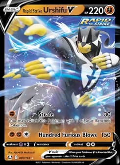 Rapid Strike Urshifu V — Battle Styles — Holo Rare V