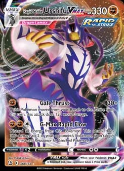 Rapid Strike Urshifu VMAX — Battle Styles — Holo Rare VMAX