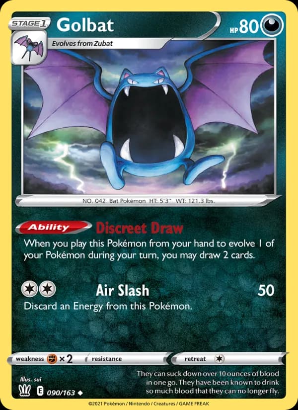 Golbat — Battle Styles, Uncommon