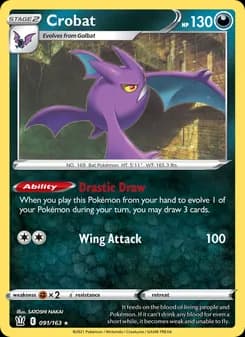 Crobat — Battle Styles — Holo Rare