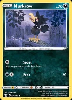 Murkrow — Battle Styles — Common