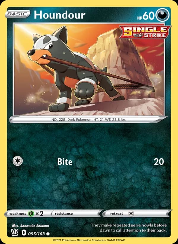 Houndour — Battle Styles, Common