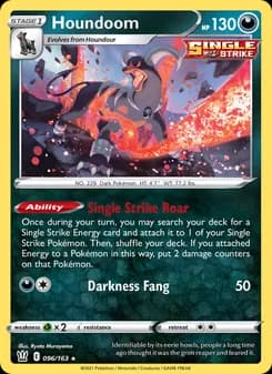 Houndoom — Battle Styles — Holo Rare