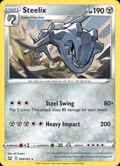 Steelix — Battle Styles — Holo Rare