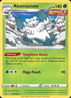 Abomasnow — Chilling Reign — Rare