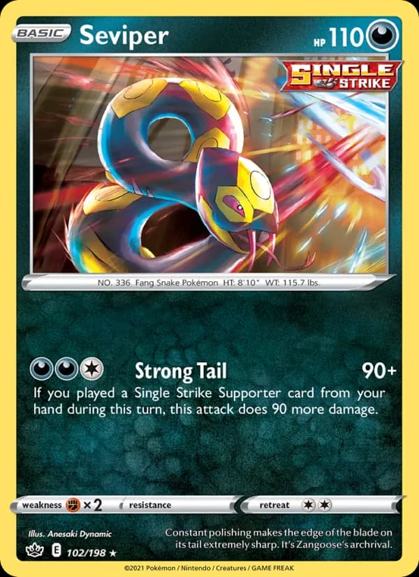 Seviper — Chilling Reign, Rare