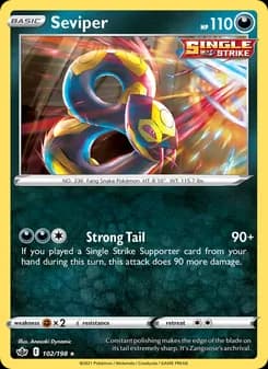 Seviper — Chilling Reign — Rare