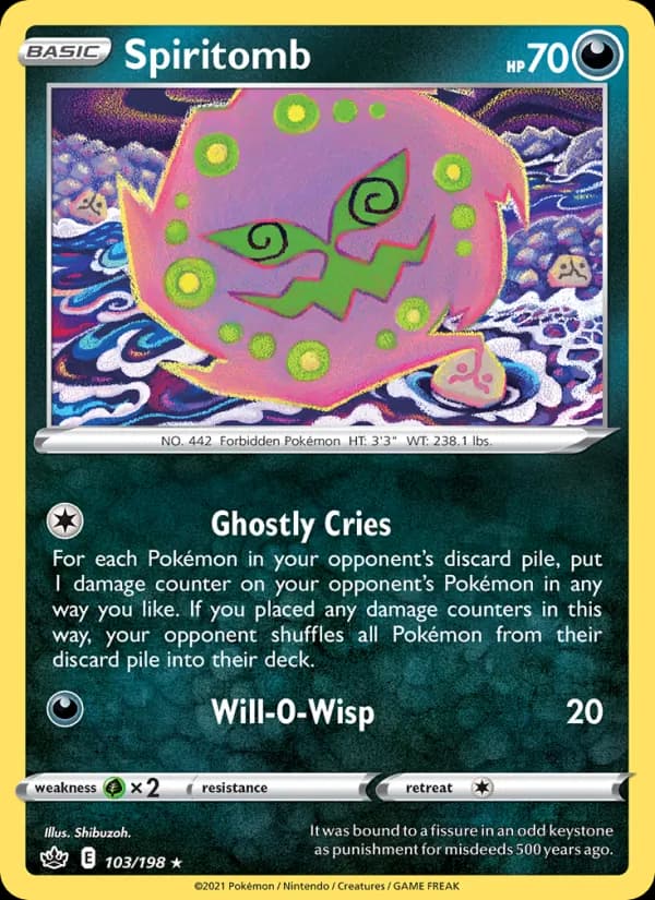 Spiritomb — Chilling Reign, Rare