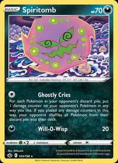 Spiritomb — Chilling Reign — Rare