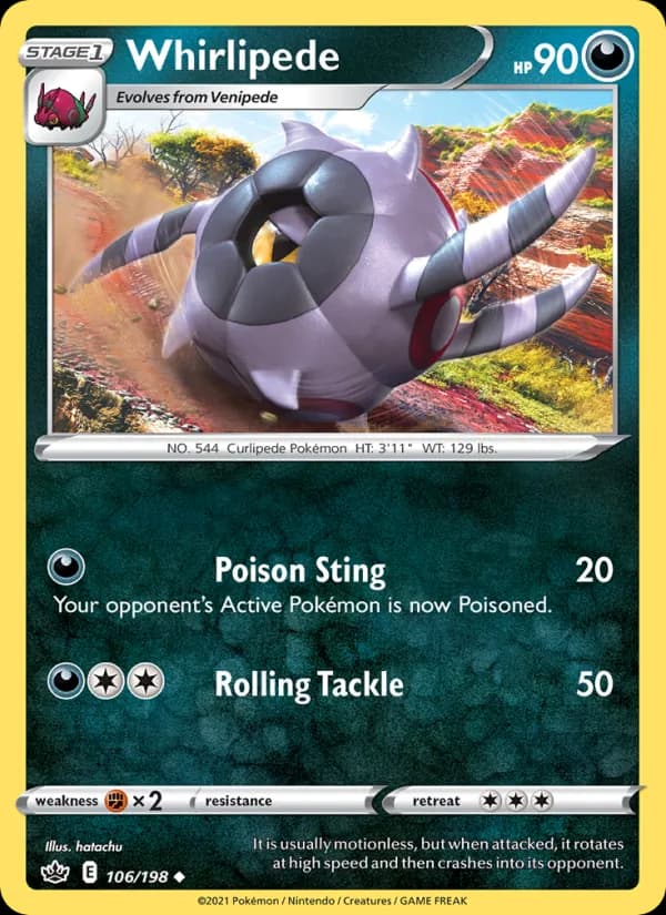 Whirlipede — Chilling Reign, Uncommon