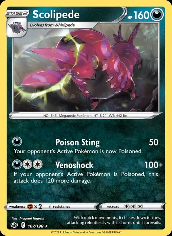 Scolipede — Chilling Reign, Rare