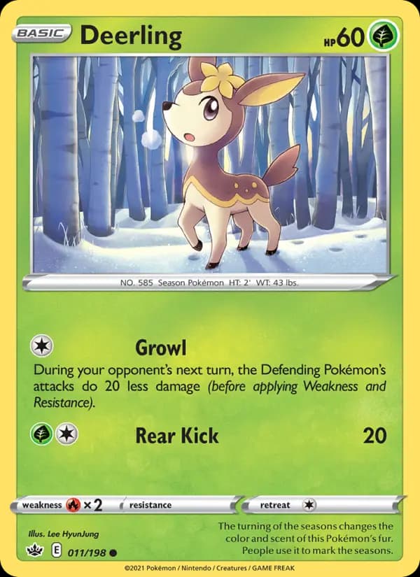 Deerling — Chilling Reign, Common