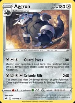 Aggron — Chilling Reign — Rare