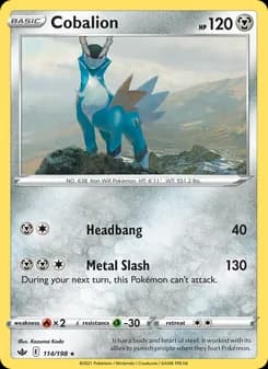 Cobalion — Chilling Reign — Holo Rare