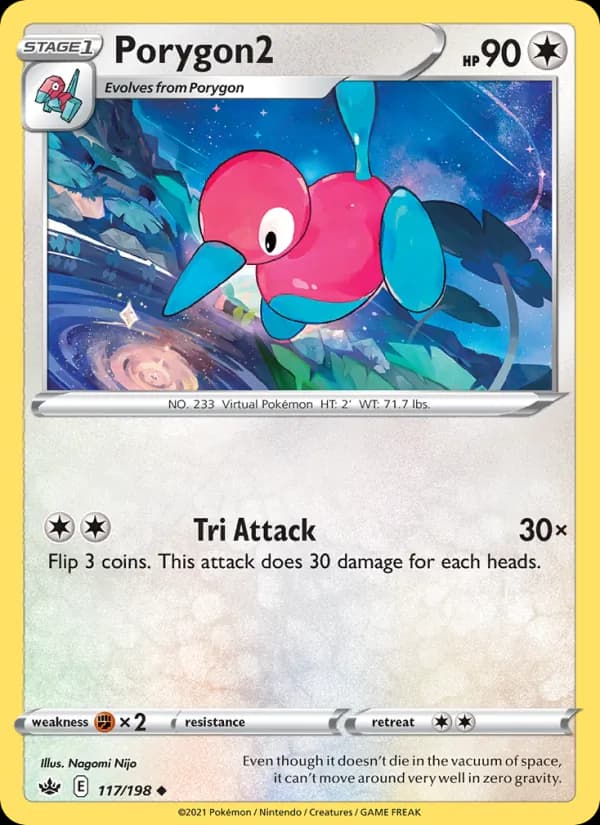 Porygon2 — Chilling Reign, Uncommon