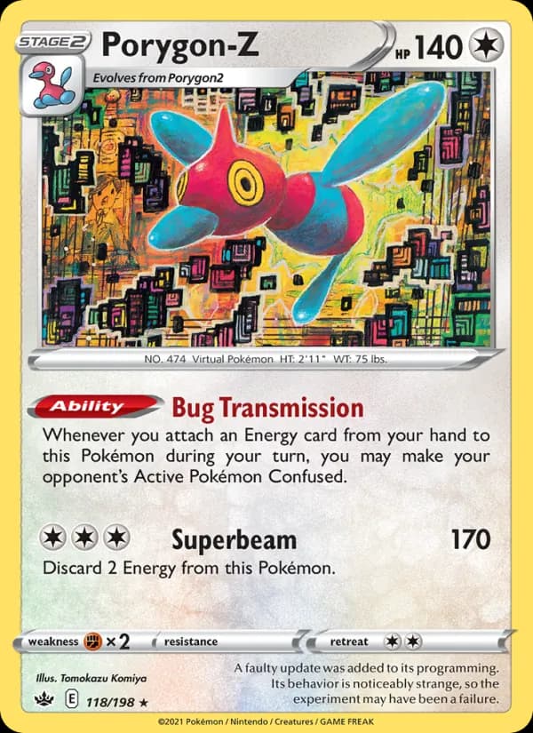 Porygon-Z — Chilling Reign, Holo Rare