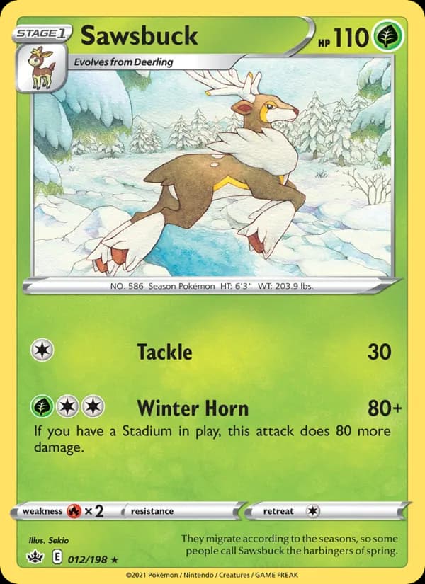 Sawsbuck — Chilling Reign, Rare