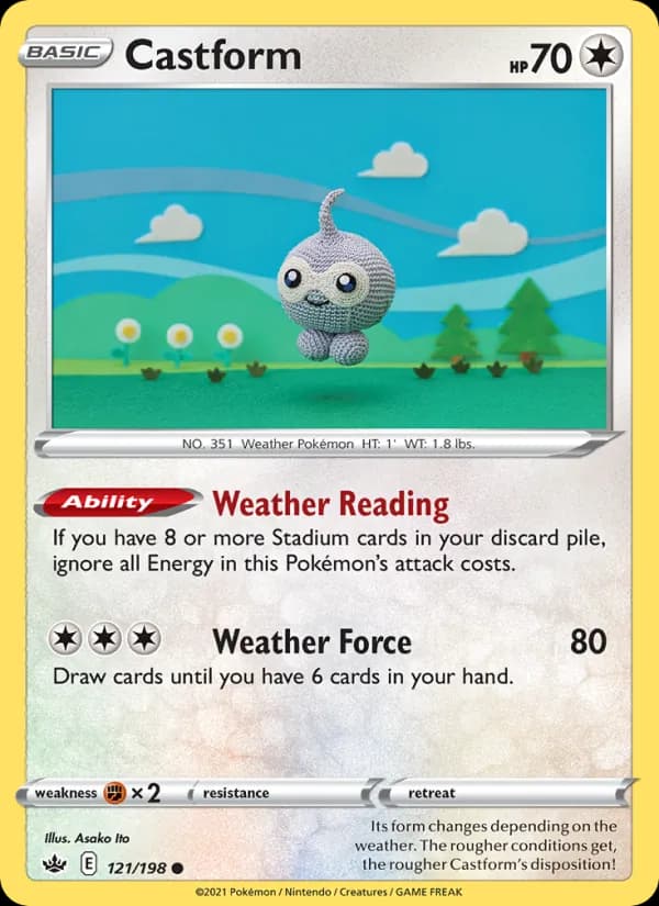 Castform — Chilling Reign, Common