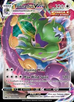 Tornadus VMAX — Chilling Reign — Holo Rare VMAX