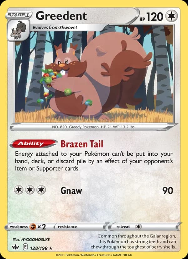 Greedent — Chilling Reign, Holo Rare
