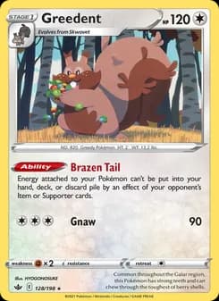 Greedent — Chilling Reign — Holo Rare
