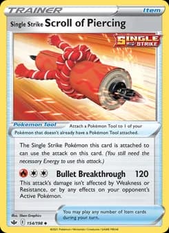 Single Strike Scroll of Piercing — Chilling Reign — Uncommon
