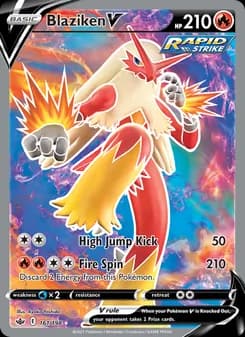 Blaziken V — Chilling Reign — Ultra Rare