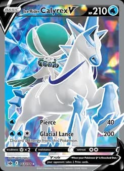 Ice Rider Calyrex V — Chilling Reign — Ultra Rare