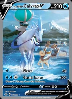Ice Rider Calyrex V — Chilling Reign — Ultra Rare