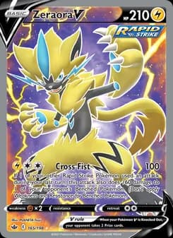 Zeraora V — Chilling Reign — Ultra Rare