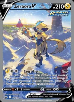 Zeraora V — Chilling Reign — Ultra Rare