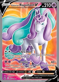 Galarian Rapidash V — Chilling Reign — Ultra Rare