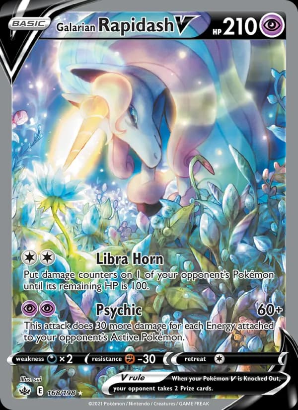 Galarian Rapidash V — Chilling Reign, Ultra Rare