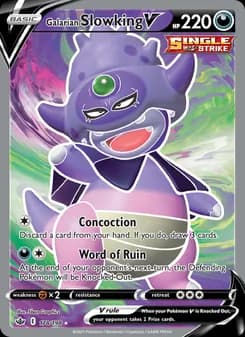 Galarian Slowking V — Chilling Reign — Ultra Rare