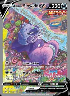 Galarian Slowking V — Chilling Reign — Ultra Rare