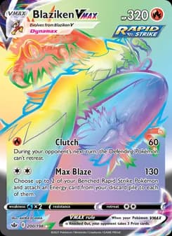 Blaziken VMAX — Chilling Reign — Secret Rare