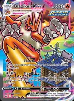 Blaziken VMAX — Chilling Reign — Secret Rare