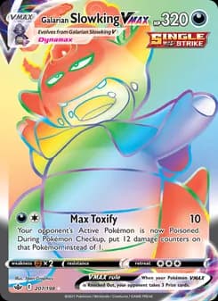 Galarian Slowking VMAX — Chilling Reign — Secret Rare