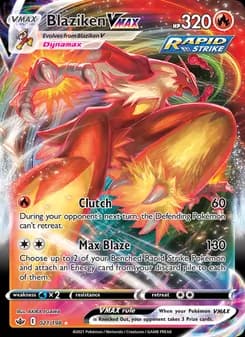 Blaziken VMAX — Chilling Reign — Holo Rare VMAX