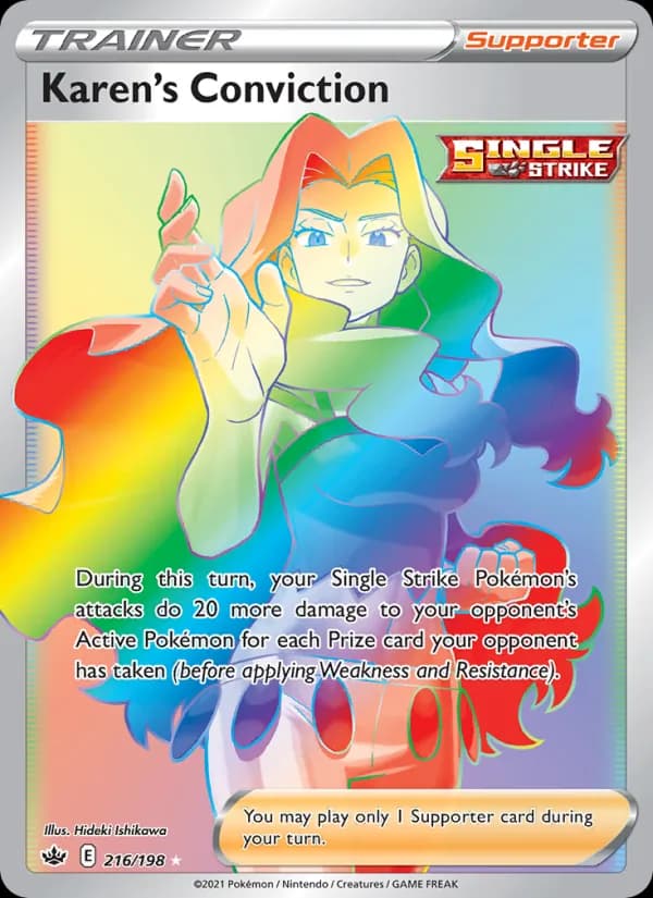 Karen's Conviction — Chilling Reign, Secret Rare