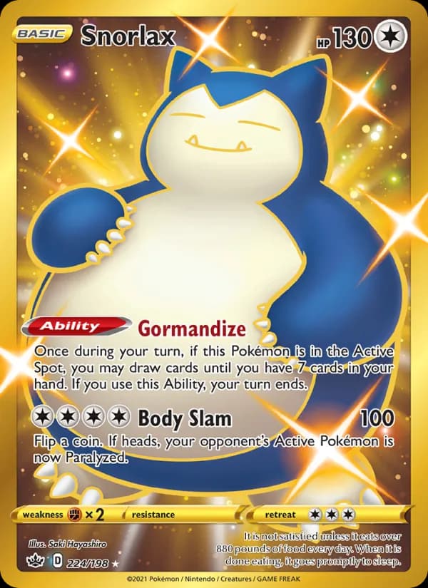 Snorlax — Chilling Reign, Secret Rare